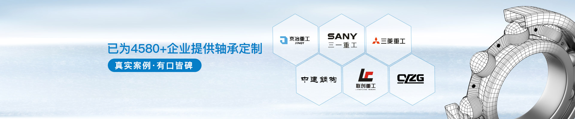 三立軸承：已為4580+企業(yè)提供軸承定制，真實(shí)案例，有口皆碑